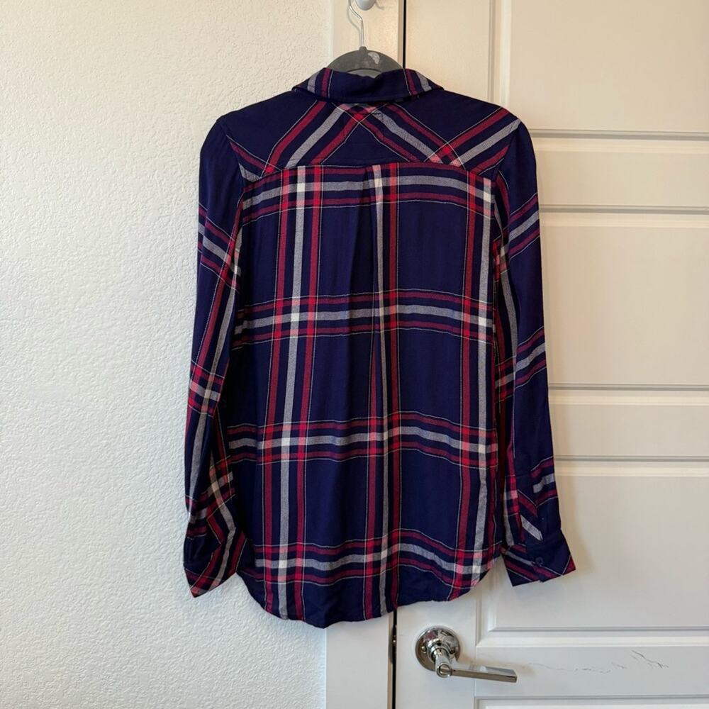 Rails Plaid Button Down Top - image 4